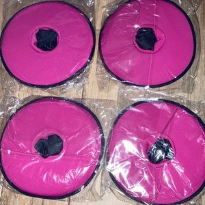 Pink pool or lake drink holder with wrist handle NEW lot of 4